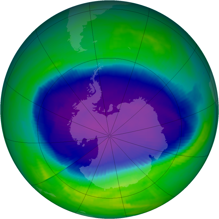 Ozone Map 1998-10-16